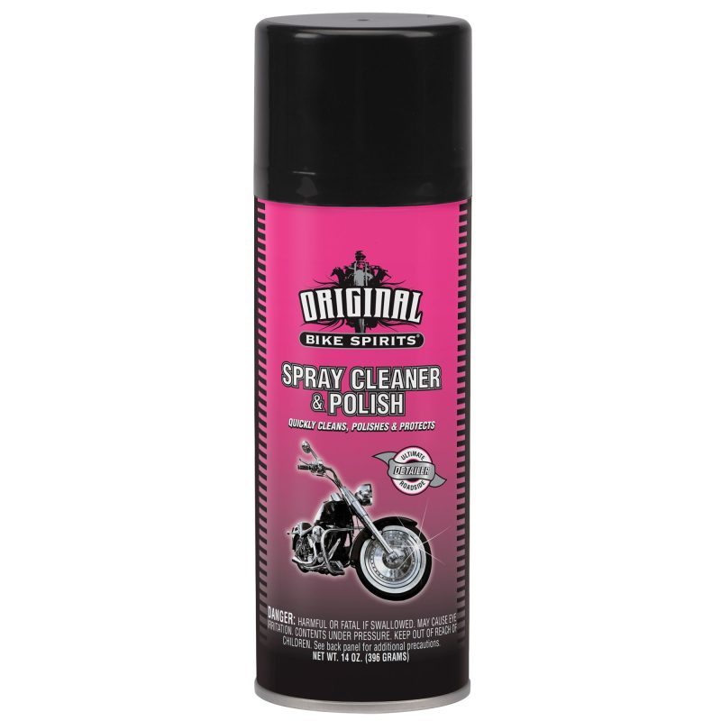 Original Bike Spirits Spray Cleaner & Polish – Cleans. Polishes & Protects – 14 oz