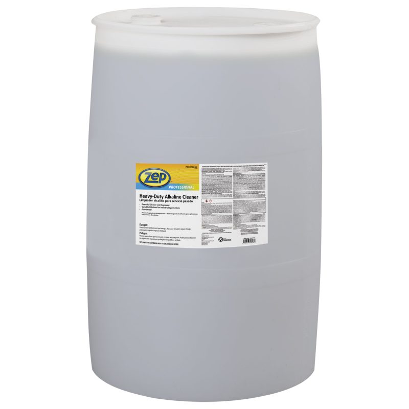 Zep Professional Heavy-Duty Alkaline Cleaner – Powerful Cleaner & Degreaser – 55 Gallons