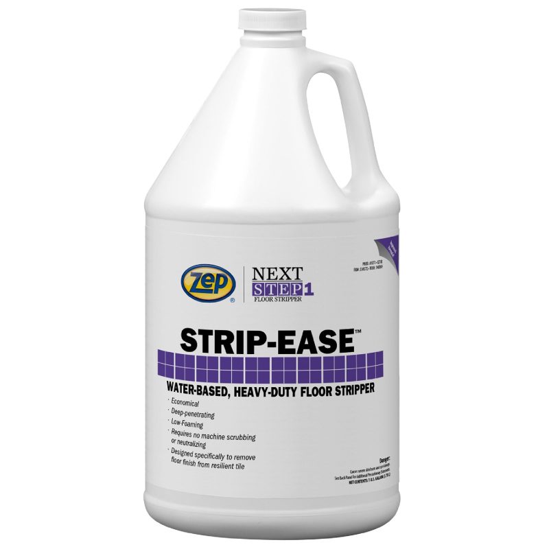 Zep Strip-Ease Heavy-Duty Floor Stripper – Removes Floor Finish – 1 Gallon