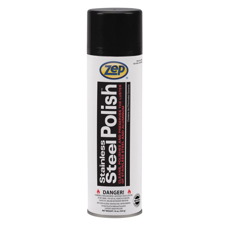 Zep Stainless Steel Polish – Prevents Rusting and Corrosion – 16 oz.