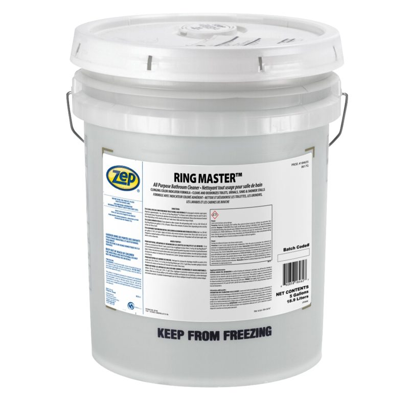 Zep Ring Master All Purpose Bathroom Cleaner – Removes Rust. Scum and Toilet Stains – 5 Gallon