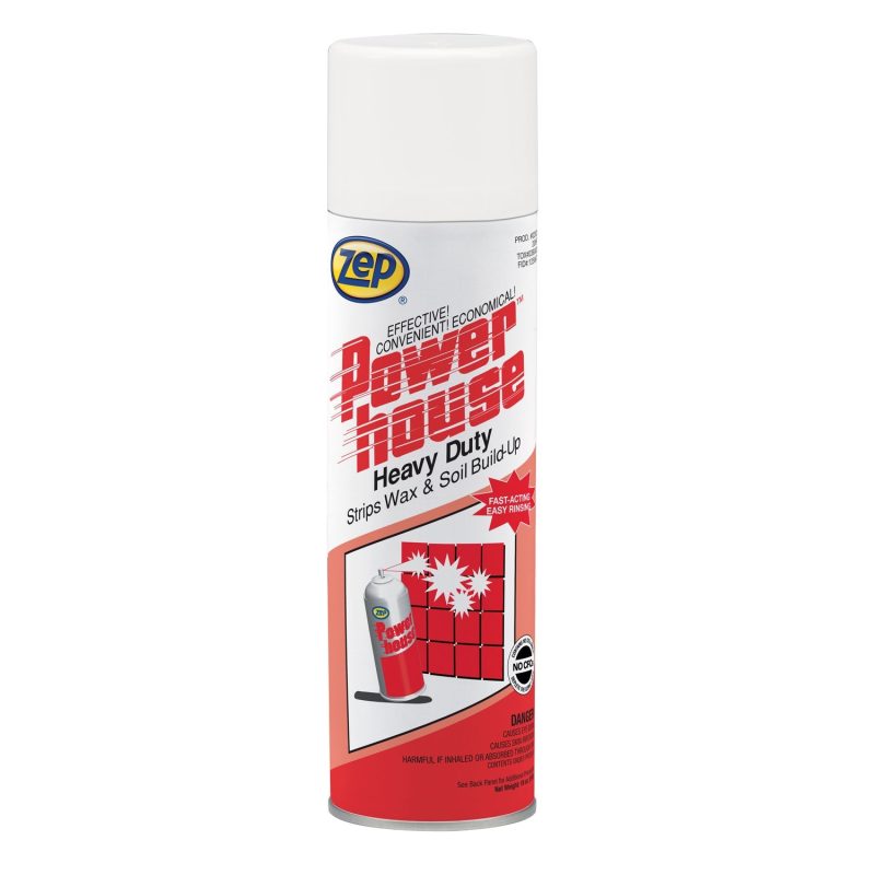 Zep Powerhouse Heavy-Duty Wax Stripper – Fast-Acting Floor Wax Remover – 18 oz.