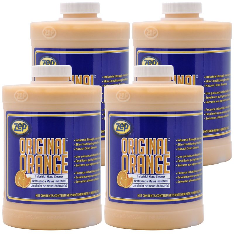 Zep Original Orange Industrial Hand Cleaner - Tough on Grime. but Gentle on Hands - 1 qt