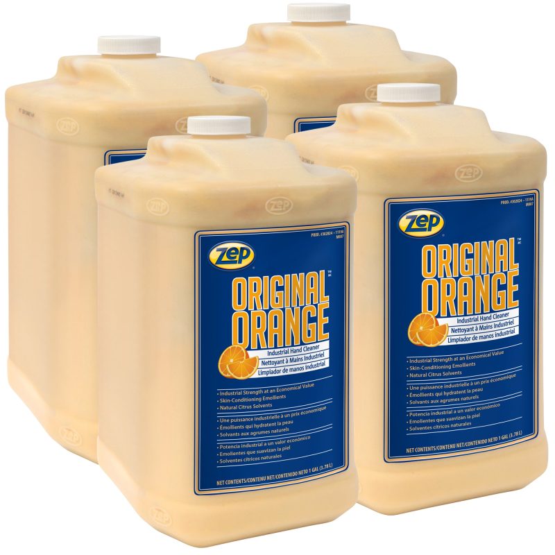 Zep Original Orange Industrial Hand Cleaner – Cuts Through Tough Grease & Grime – 1 Gallon