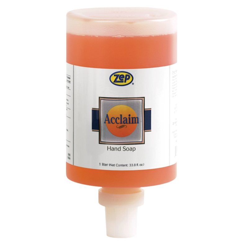 Zep Acclaim AB Antibacterial Hand Soap – Remove Soils and Decreases Bacteria – 33.8 oz