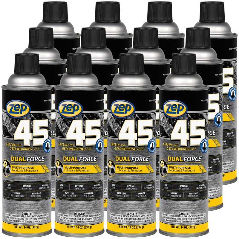 Zep 45 Dual Force PP Multi-Purpose Lubricant & Penetrant- 14 oz.
