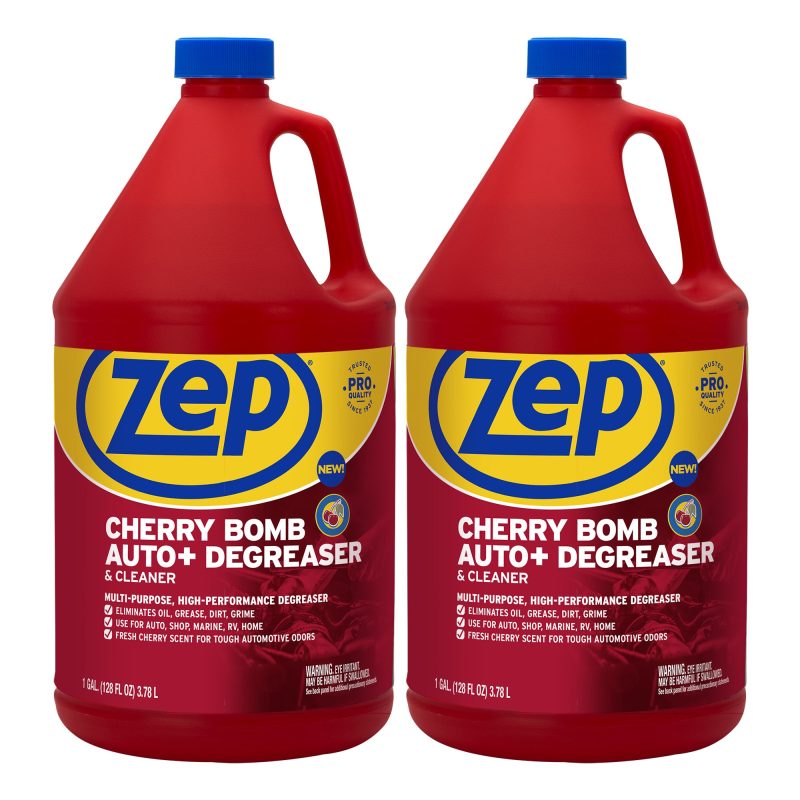 Zep Cherry Bomb Auto+ Degreaser & Cleaner - For Auto. Marine. RV. & Home - 1 Gallon