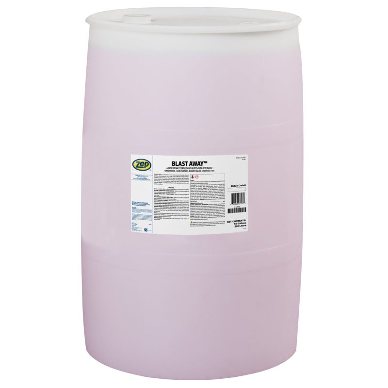 Zep Blast Away – Liquid Steam Cleaner and Heavy-Duty Detergent – 55 Gallon