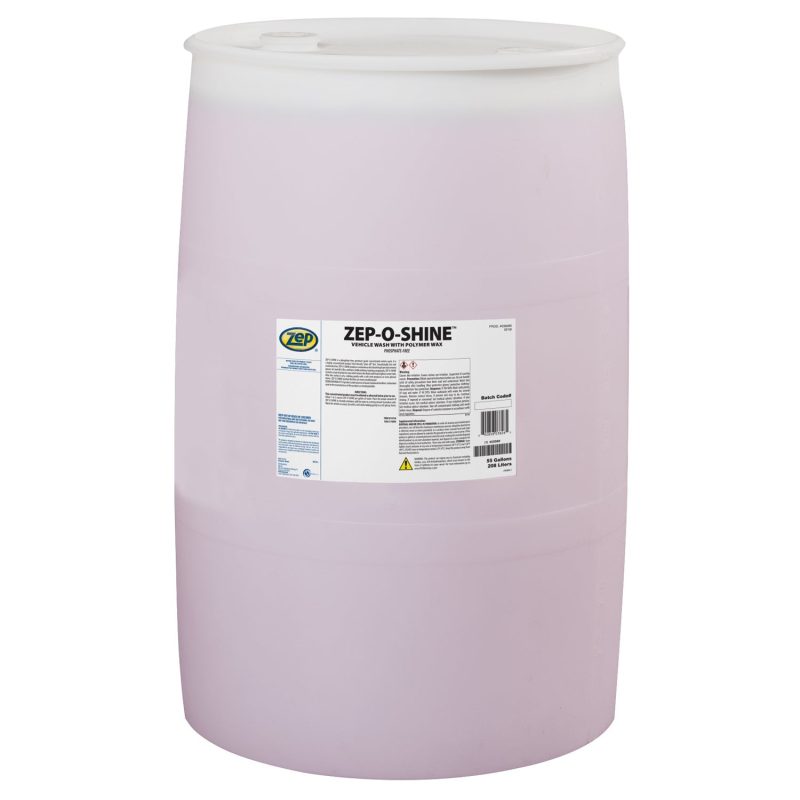 Zep-O-Shine Vehicle Wash with Polymer Wax – Pries-Off Dirt– 55 Gallon
