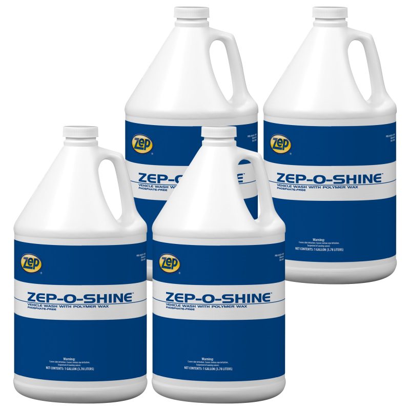 Zep-O-Shine Vehicle Wash with Polymer Wax – Pries-Off Dirt– 1 Gallon