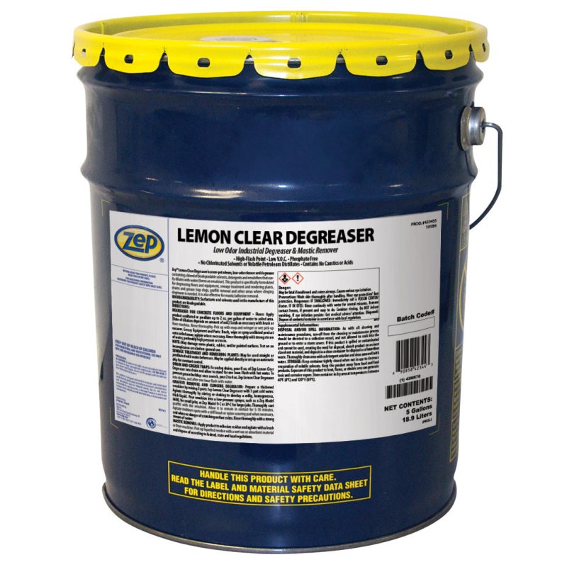 Lemon Clear Degreaser - 5 Gallon