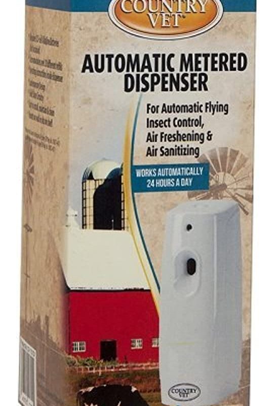 Country Vet Automatic Metered Dispenser For Flying Insect Control. Air Freshening & Air Sanitizing