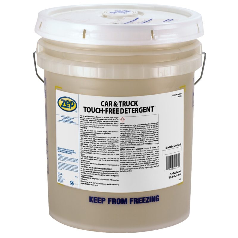 Zep Car & Truck Touch-Free Detergent – Leaves a Film-Free Shine – 5 Gallon