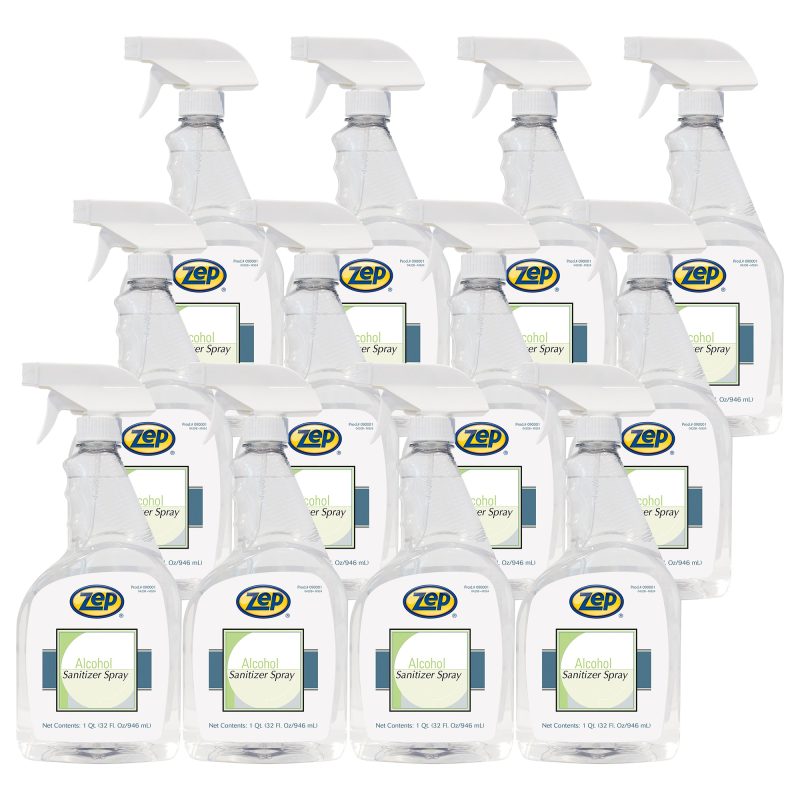 Zep Alcohol Sanitizer Spray – Hand Sanitizer – 32 oz