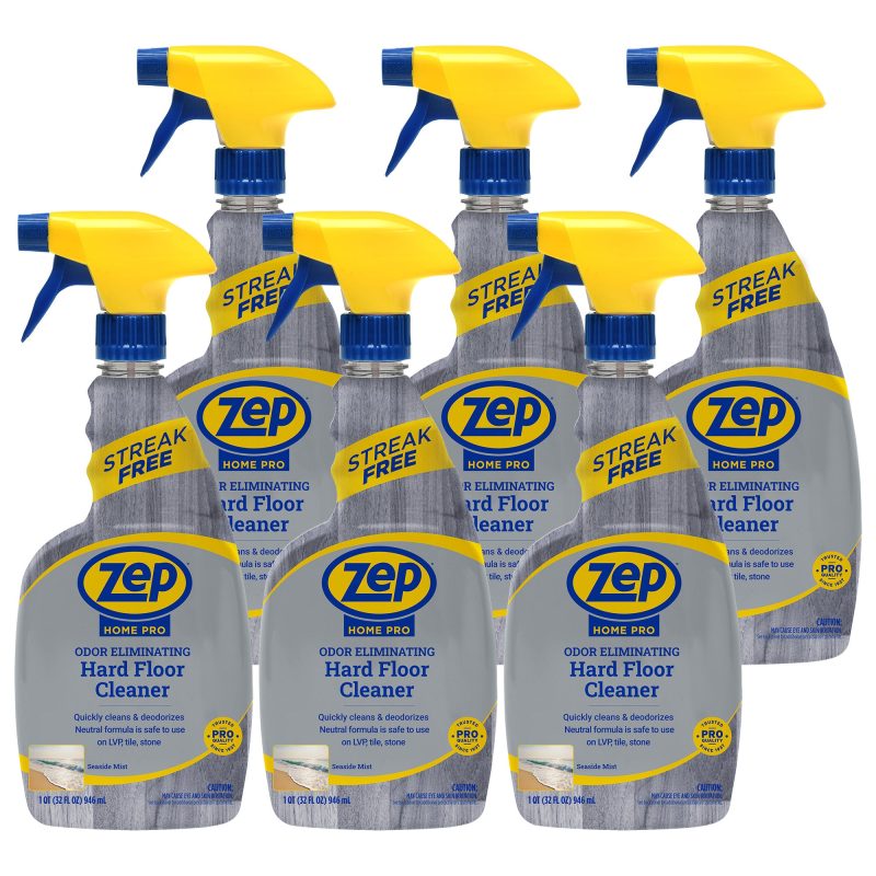 Zep Home Pro Odor Eliminating Hard Floor Cleaner - Quick-drying and Streak-free Floor Cleaner- 32oz