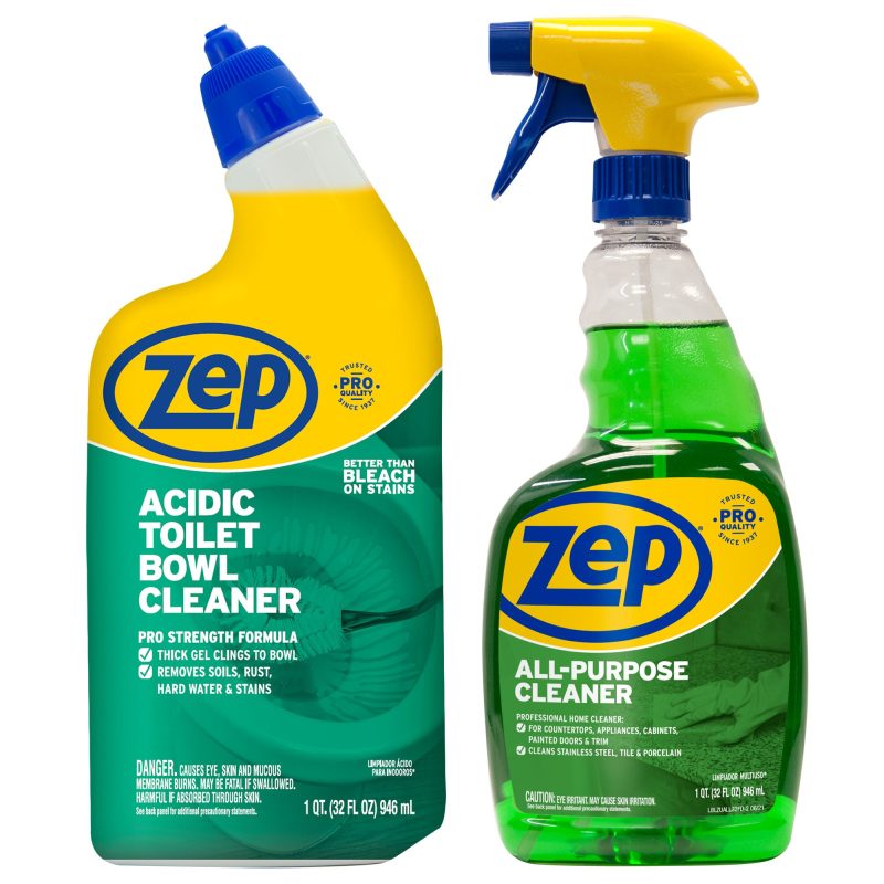 Zep Acidic Toilet Bowl Cleaner 32 oz and Zep All-Purpose Cleaner 32 oz