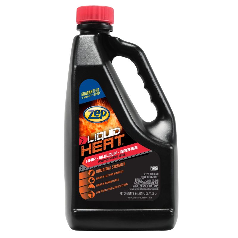 Zep Liquid Heat Hair. Grease. and Buildup Remover Gel - 64 oz